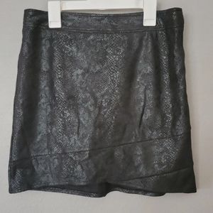 NWT Faux Snakeskin Skirt